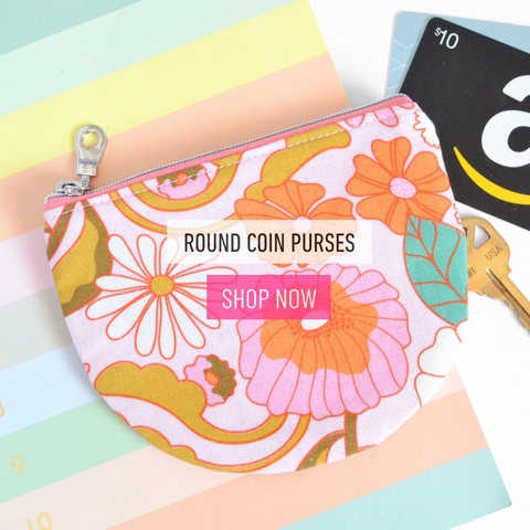 Round Coin Purses