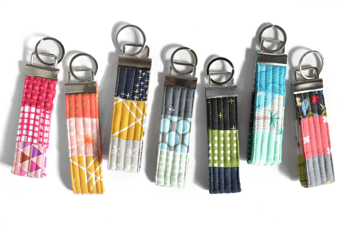 Fabric Keychains Sew&Tell Handmade