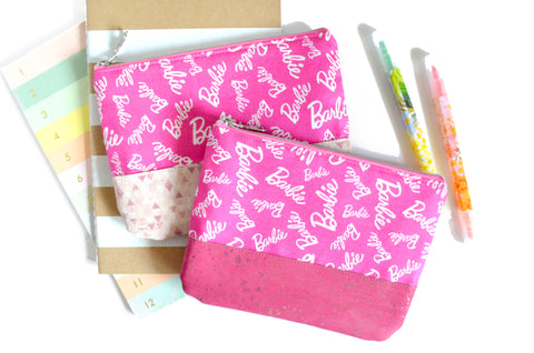 PINK Cork Leather Pouch