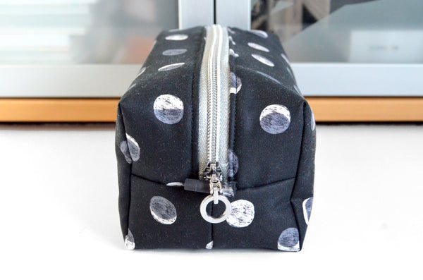 Silver Moon Boxy Toiletry Bag