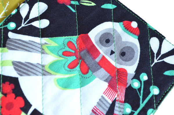 Christmas Owl Drink Coasters