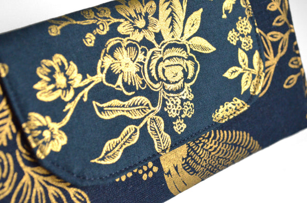 Navy & Gold Rifle Paper Co Wallet