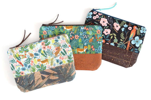Tropical Cork Leather Pouch