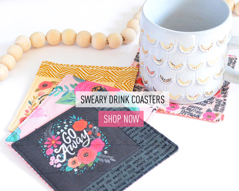 "Sweary" Drink Coasters