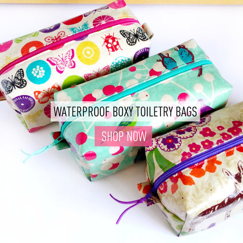 Waterproof Boxy Toiletry Bags