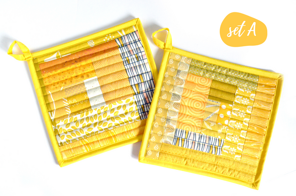 Yellow Potholder Set