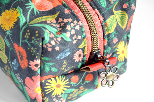 Black Camont Poppy Rifle Paper Co Toiletry Bag