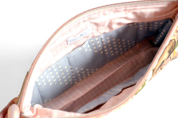 Floral Skull - Large Essential Oil Bag