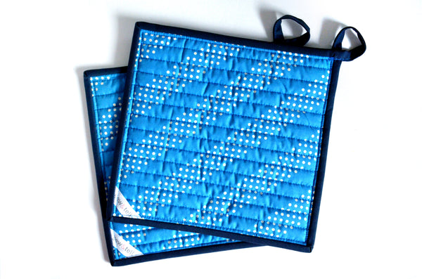 Navy Blue Pot Holders