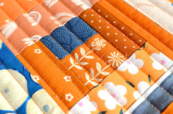Orange & Blue Pot Holders