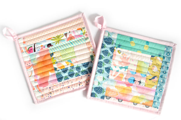 Fruity Rainbow Pot Holders