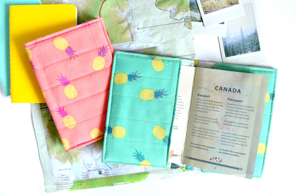 Pineapple Passport Cover