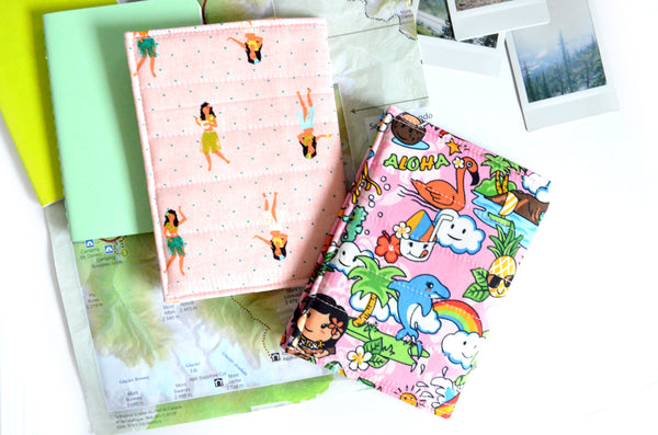 Pink Aloha Passport Cover