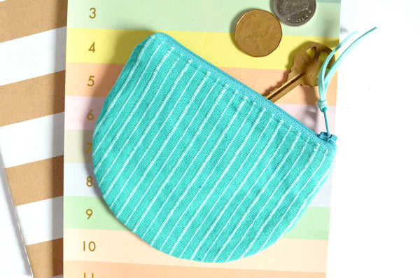 Blue "Sweary" Round Coin Purse