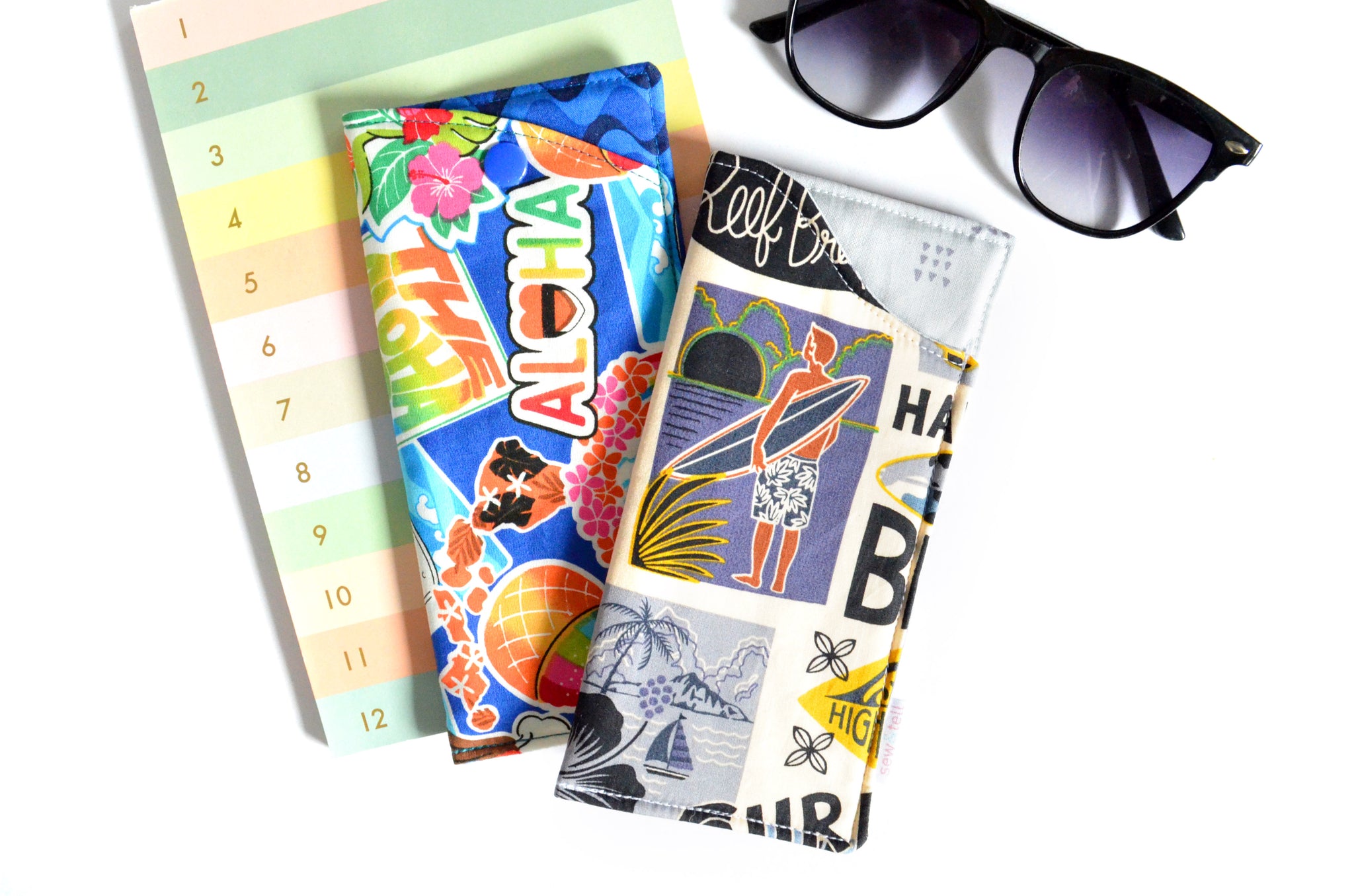 Hawaii Print Glasses Case