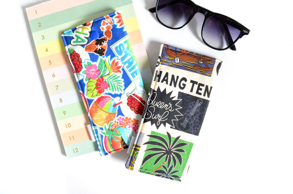 Hawaii Print Glasses Case