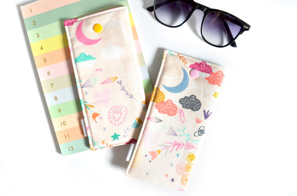 Sketchbook Bird Glasses Case
