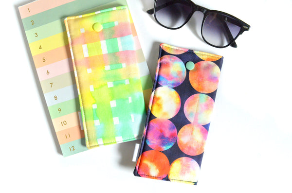 Watercolour Rainbow Glasses Case
