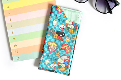 Blue Video Game Glasses Case