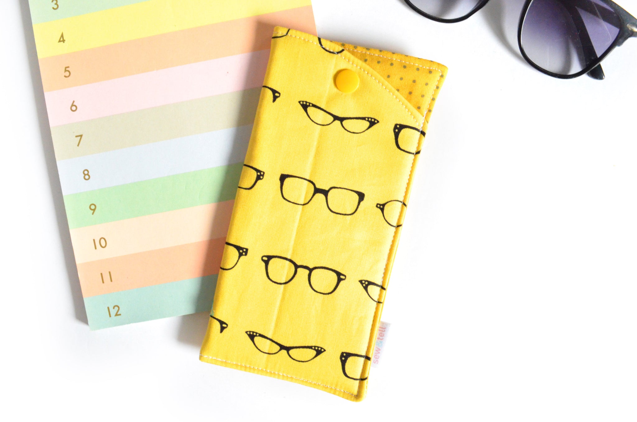 Yellow Specs Glasses Case
