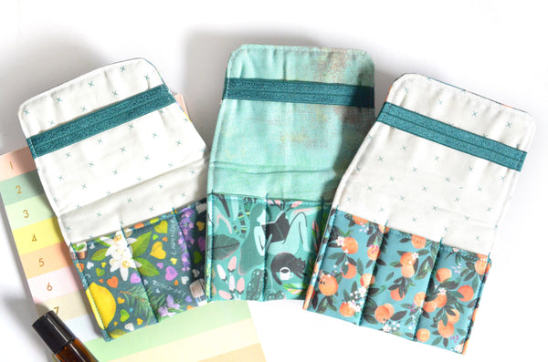 Teal Citrus Roller Bottle Holder