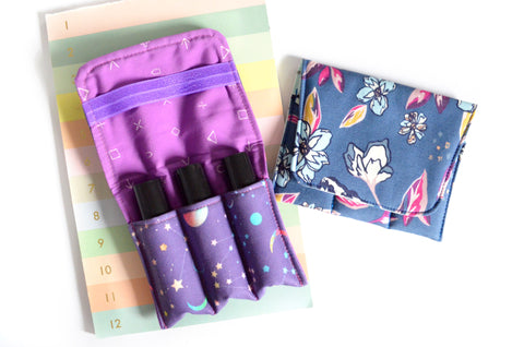 Celestial Floral Roller Bottle Holder