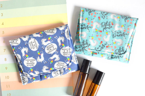 "Sweary" Unicorn Roller Bottle Holder