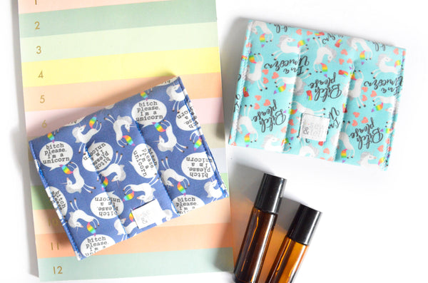 "Sweary" Unicorn Roller Bottle Holder