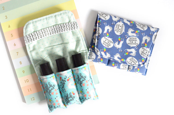 "Sweary" Unicorn Roller Bottle Holder