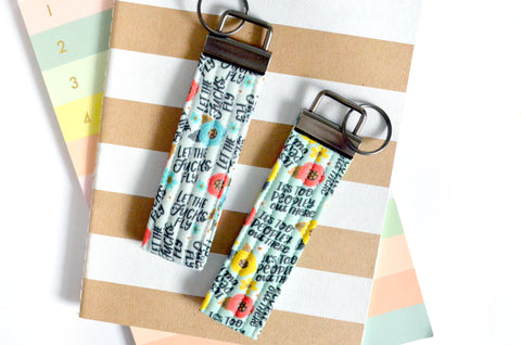 Blue "Sweary" Keychain