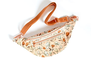 Pink Floral & Butterfly Fanny Pack