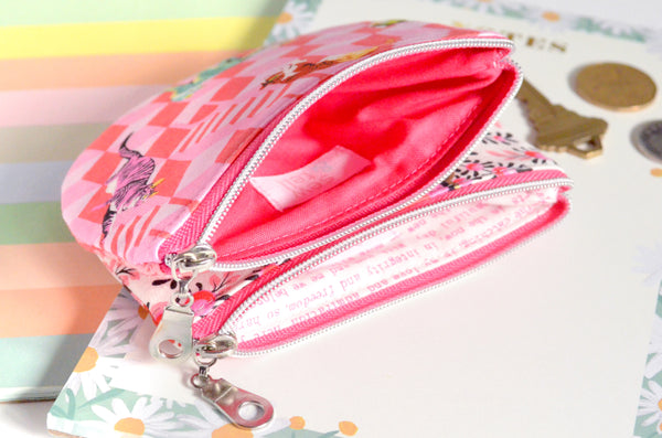 Pink Best Friend Round Coin Purse