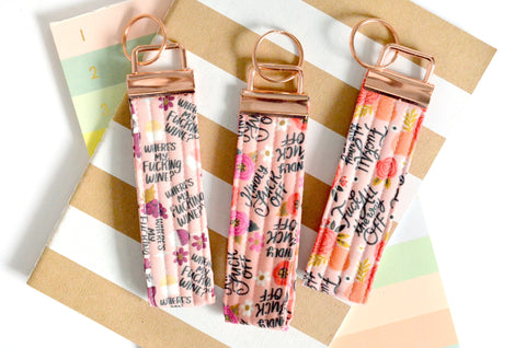 Pink "Sweary" Keychain