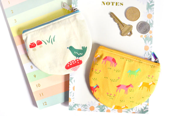 On the Farm Round Coin Purse