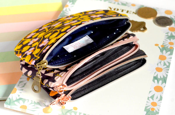 Black Bird is the Word Round Coin Purse