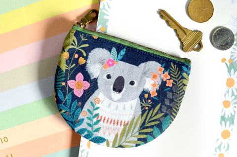 Koala Round Coin Purse