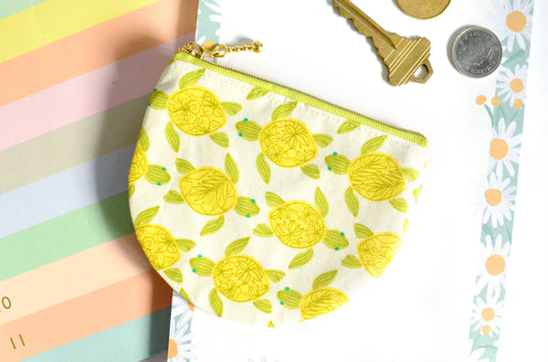 Sea Turtle Round Coin Purse
