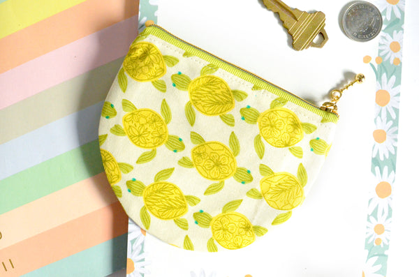Sea Turtle Round Coin Purse