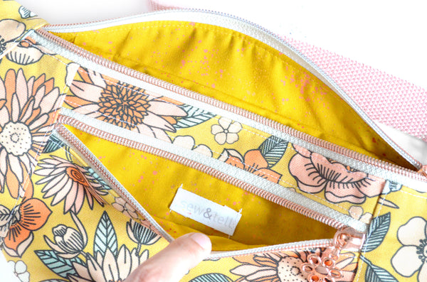 Yellow Spring Floral Fanny Pack