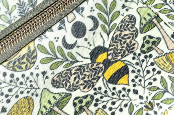 Green Bee & Butterfly Fanny Pack