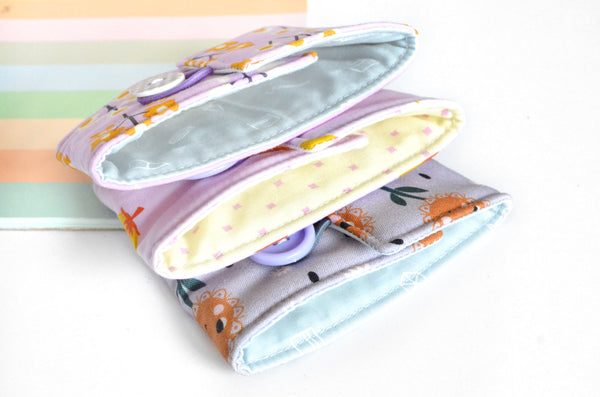 Purple Strawberry Flower Coffee Sleeve