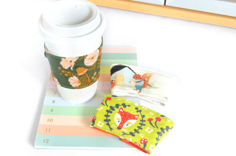 Green Woodland Coffee Sleeve