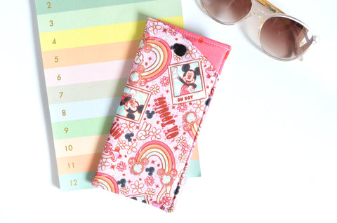 Pink Mouse Glasses Case