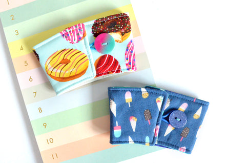 Blue Ice Cream & Donuts Coffee Sleeve