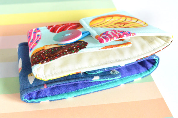 Blue Ice Cream & Donuts Coffee Sleeve