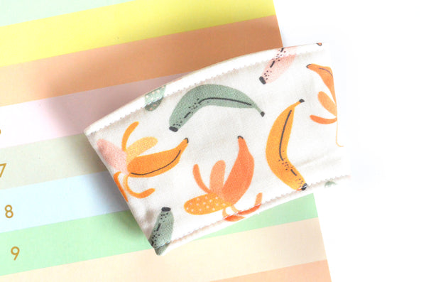 White Banana Coffee Sleeve
