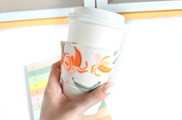 White Banana Coffee Sleeve