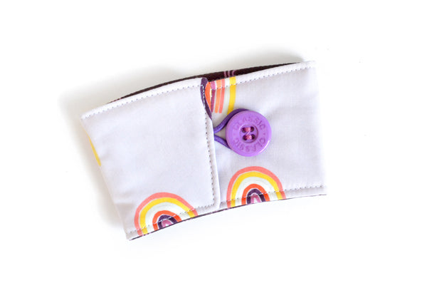Purple Rainbow Coffee Sleeve