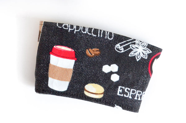 Coffee-Themed Coffee Sleeves