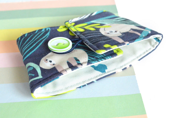 Blue Sloth Coffee Sleeve